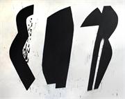 16 Figuration II, 2007, Oel auf Leinwand, 200 x 250 cm